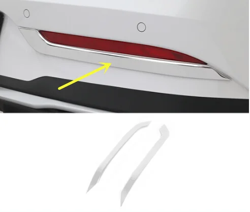 

ABS chrome car rear fog light cover trim 2pcs for Kia Optima 2020