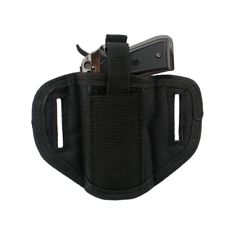 600D Nylon Tactical Gun Holster Concealed Carry Holster Wear Belt Holster Airsoft Gun Bag for Compact Subcompact Pistols handgun