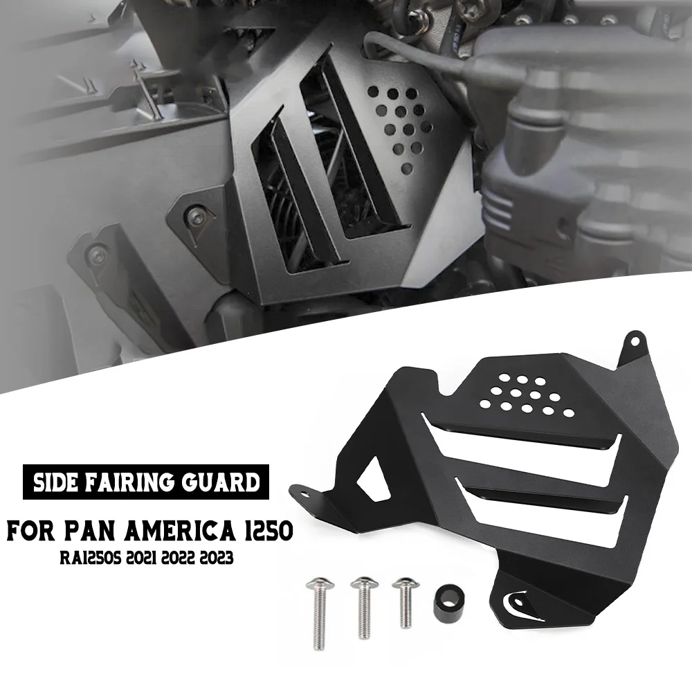 

For Pan America 1250 RA1250S 2021 2022 2023 Aluminium Fan Side Fairing Guard Protection Cover Motorcycle Accessories RA 1250 S