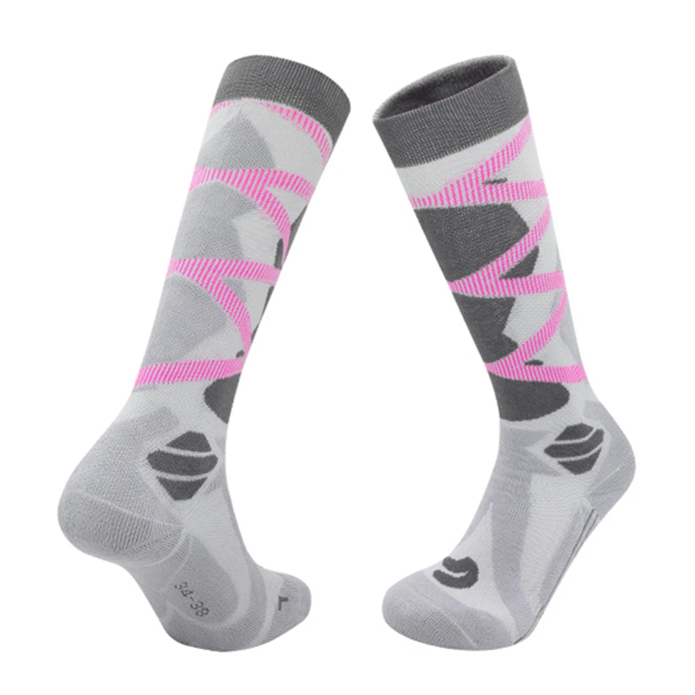 Heren dames jeugd winterskisokken dikker katoen warm houden snowboarden schaatsen skiën buitensportkousen comfortabel