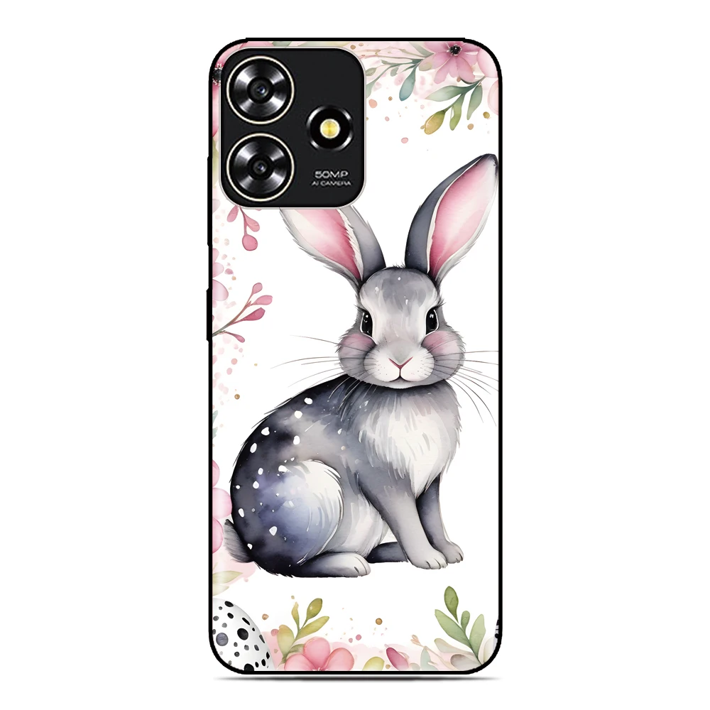 Rabbit Love Back Cover For Sony Xperia 10 1 VII VI 5 II III IV V 2023 XZ5 XZ4 XZ3 XZ2 Compact XA1 XA2 TPU Soft Phone Case view 2
