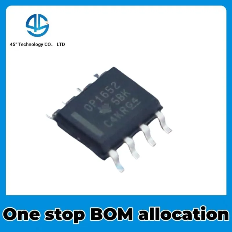 10PCS New original OP1652 OPA1652AIDR SOP-8 audio operational amplifier chip NEW IC Chipset