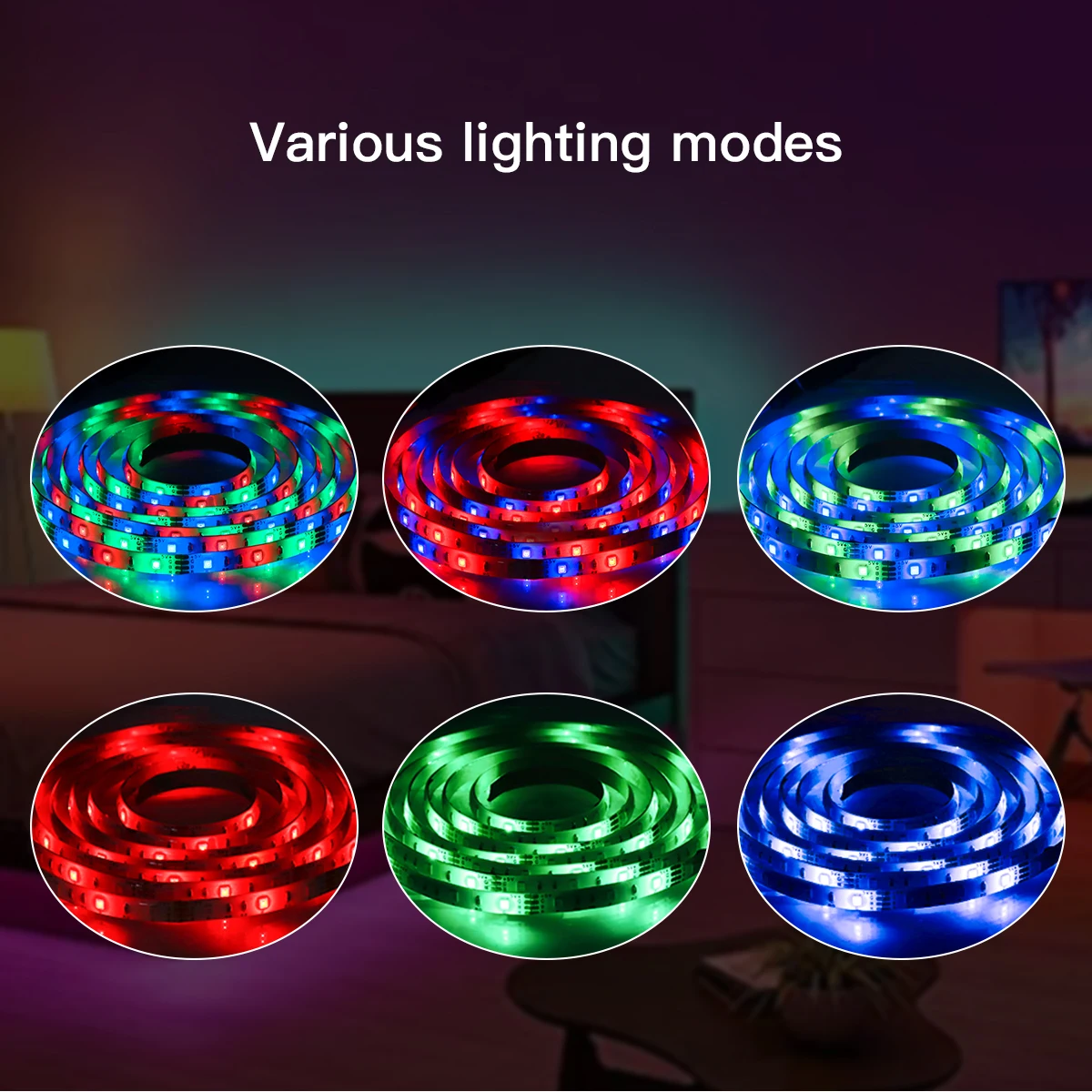 Impermeável USB LED Night Lights, RGB Strip Lamp, 2835, Diodo Tape for Game Room, TV, computador, PC, Monitor, Backlight Decoration, 5V