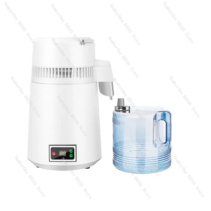 Timing Pure Water Distiller Dental Distilled Water Machine Filter Stainless Steel Electric Distillation Purifier Jug 110V 220V