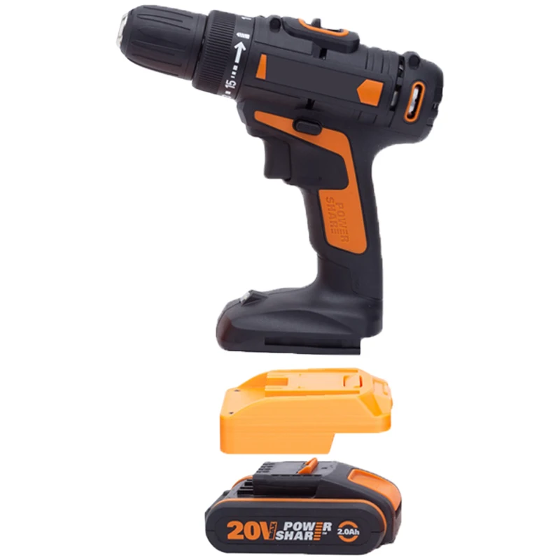 Adattatore batteria per convertitore di utensili agli ioni di litio Worx 20V 6pin a Worx 20V 4pin convertitore di batteria agli ioni di litio accessorio per utensili elettrici