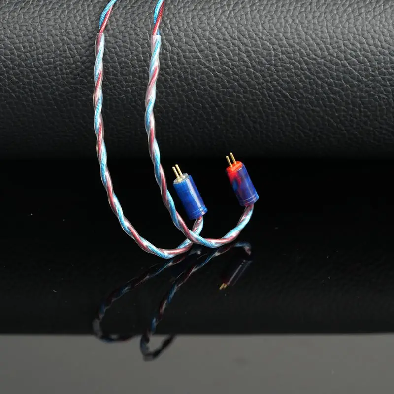 XINHS G08 4-Core Blue Red Fairy OCC Single Crystal Copper Graphene Headphone Cable | HiFi Upgrade Cable with Litz Structure