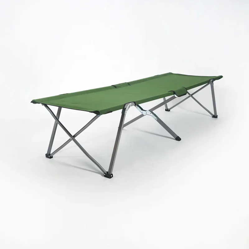 

Modern Design Style Metal Folding Cot Outdoor Camping Bed with Fabric Feature