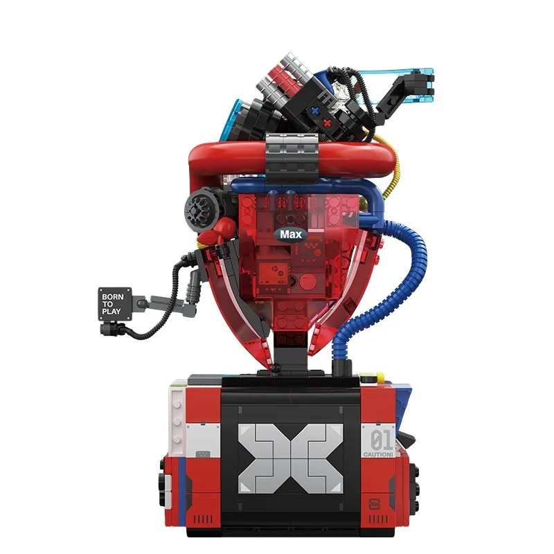 

Brand New in Box AREA-X Hot Heart Tide Playing with Building Blocks Cyberpunk DIY Assembly Ornaments Birthday Gift for Boys