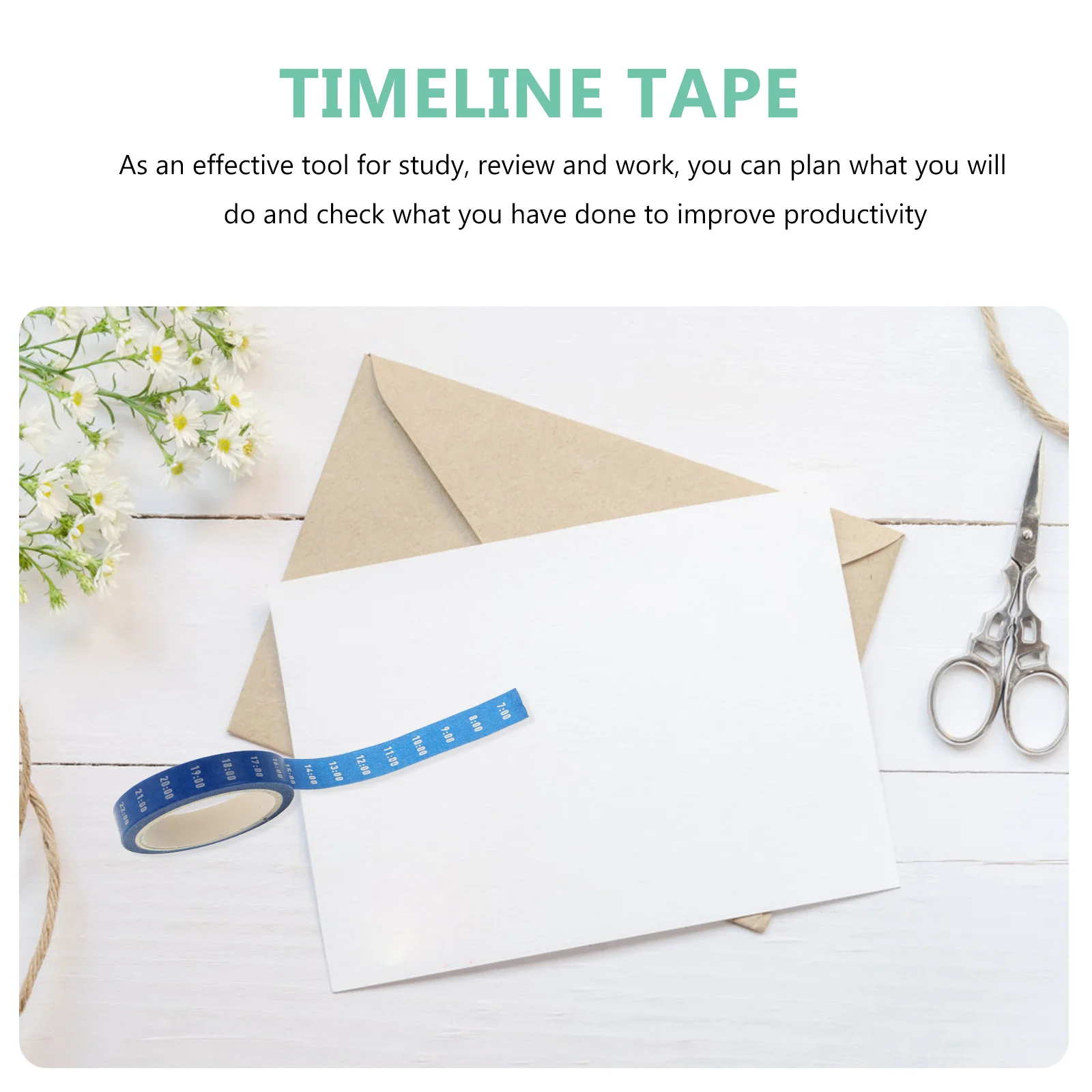 

8 Rolls Time Management Tape Washi Planner Sticker Reusable For Daily Schedule Organizer Scrapbooking Craft Diy Journal
