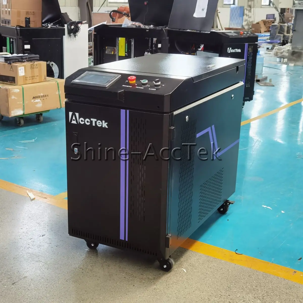 Rust/Paint Removal Industrial Pulse Laser Cleaning Machine with Jpt/Max 200W/300W/500W Generator Source