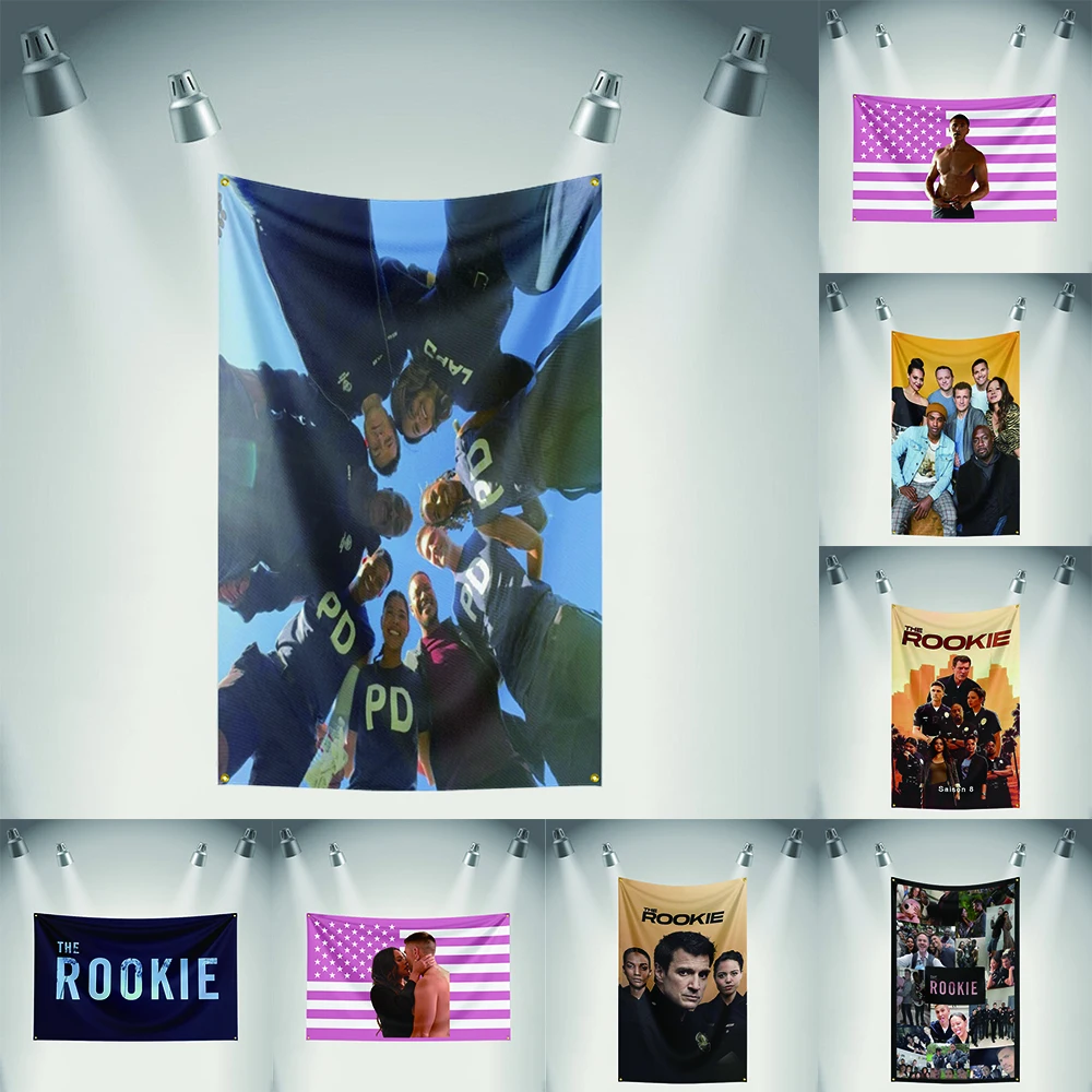 TV Drama Flag  for The Rookie Fans Banner HD Print  Garage Bedroom Living Room Dorm Wall Decor Tapestry