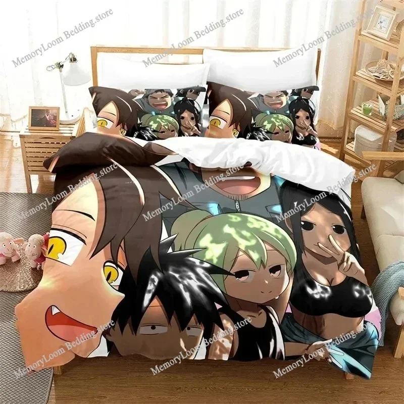 3D Print My Senpai Is Annoying Bedding Set,Duvet Cover Comforter Bed Set Quilt Cover Pillowcase,King Queen Twin Size Boys Girls
