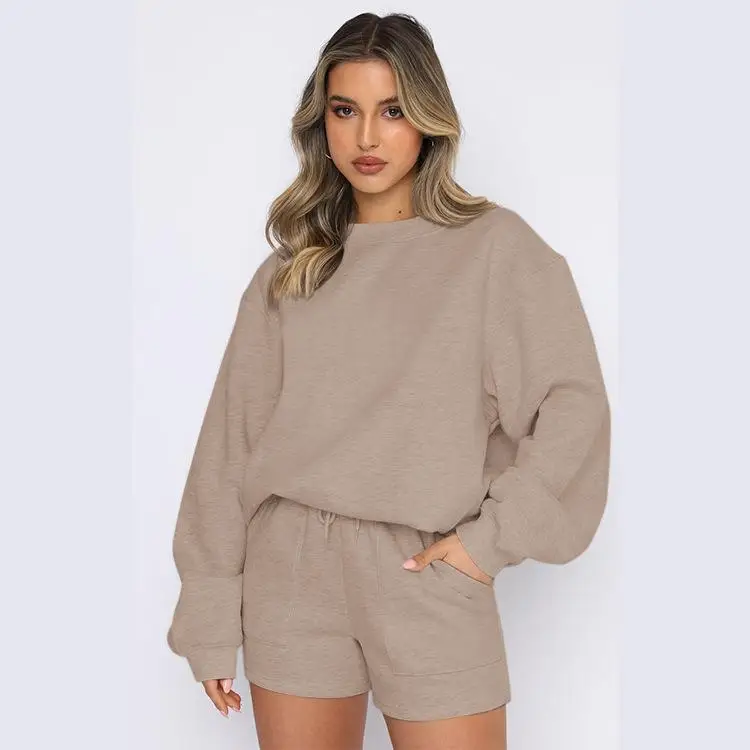 2024 nova faion street sle cor calças com capuz conjunto roupas femininas confortáveis tecido de veludo macio calças casuais