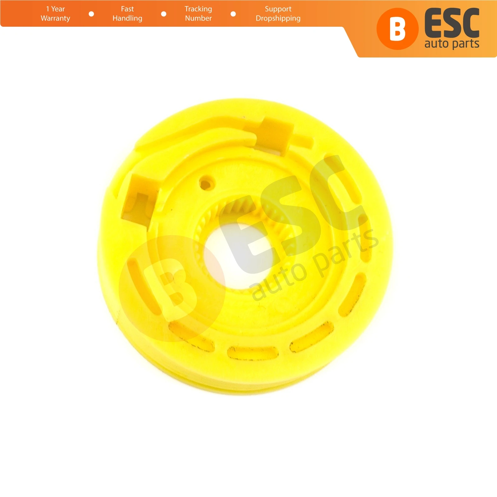 

ESC Auto Parts EWR196 Power Electrical Power Window Regulator Wheel, Front yellow for BMW E39 1995-2004 Ship From Turkey