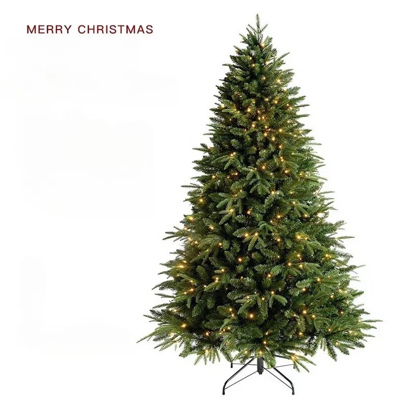 Artificial Christmas Tree PE+PCV with LED Lights High-end Encryption Decoration Family Christmas Atmosphere Props 1.2m To 2.4m