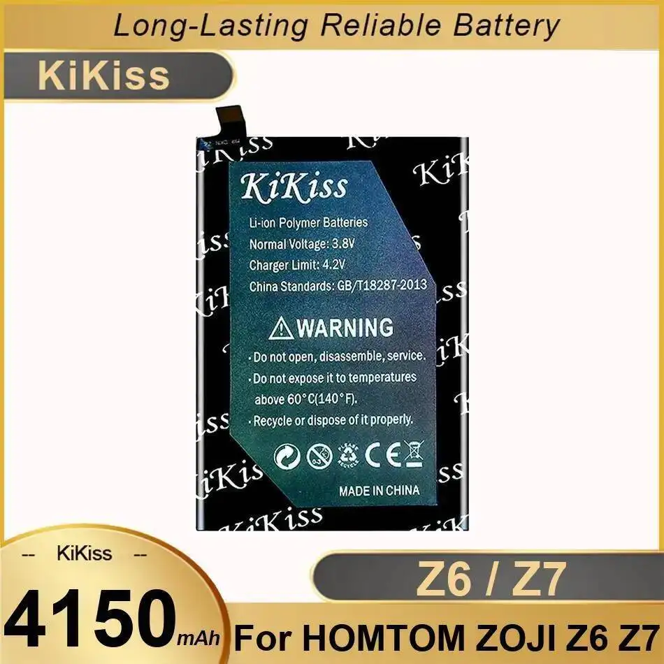 

Для Homtom Zoji Z6 Z7 надежный аккумулятор для мобильного телефона 4150 мАч, высокая эффективность