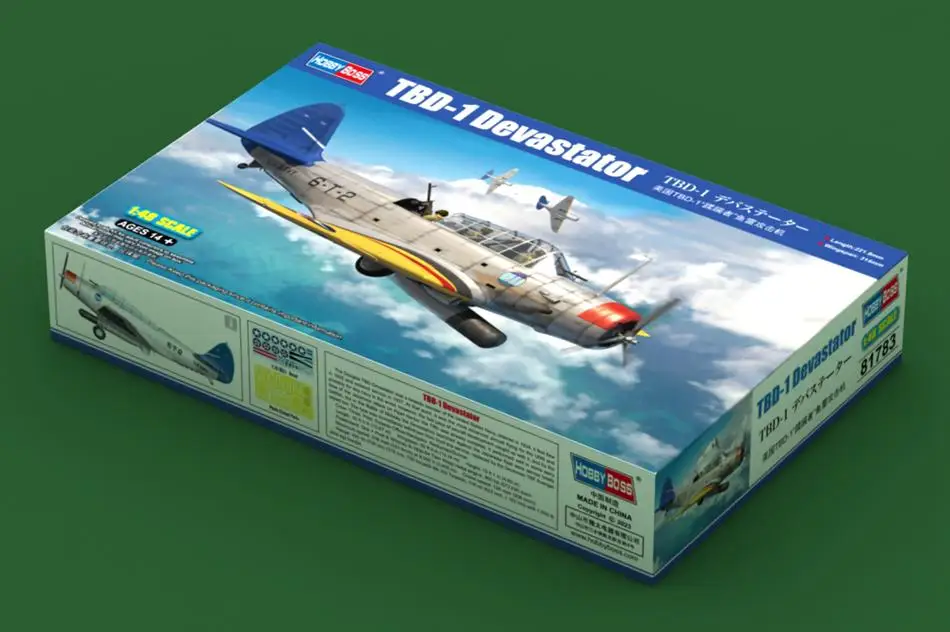 

HOBBY BOSS 81783 1/48 SCALE US TBD-1 Torpedo Assault Aircraft Plastic model