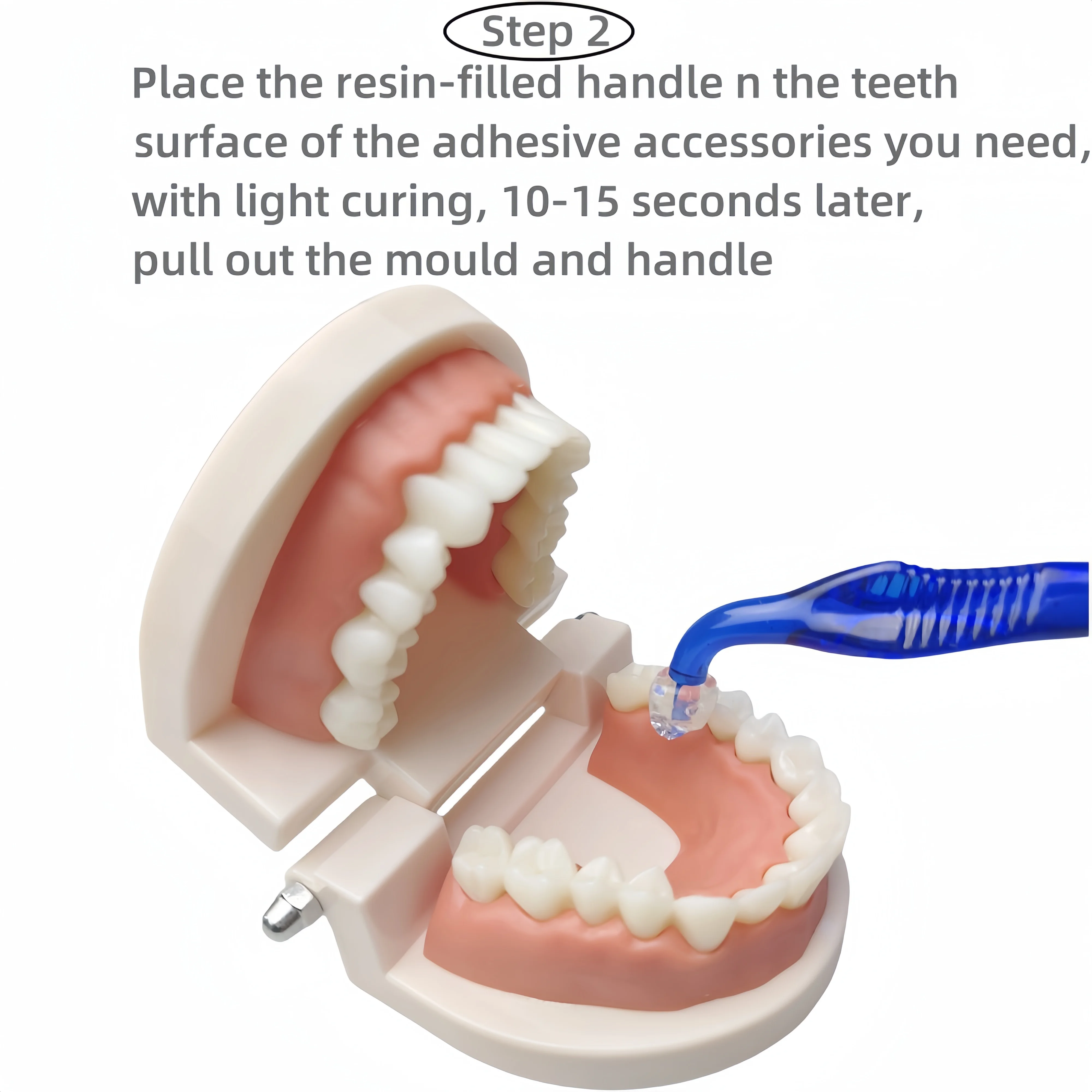 Estetyczny zestaw do drukowania zębów dentystycznych i zębów stomatologii do zmiany kształtu żywicy, z nadrukiem szczeliny, z tylnymi zębami