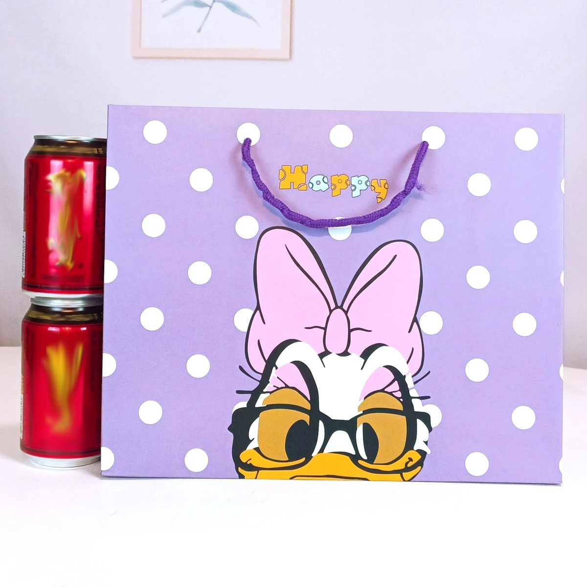 6Piece Disney Minnie mouse party Cartoon birthday gift bag for paper baby shower gift bag baby boy girl favor party decor