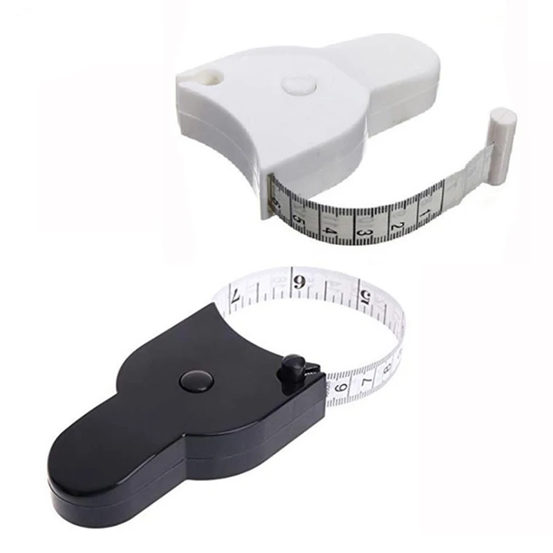 Automatic Telescopic Tape Measure 150cm/60 Inch Self Retracting Triple Circumference Ruler Sewing Ruler Waist Ruler