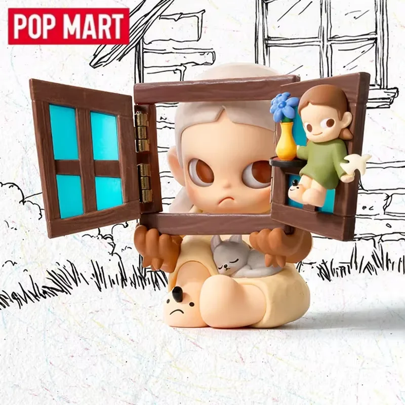 

POP MART Zsiga Another Window Series Genuine Anime Action Figure Ornament Figurines Home Decor Desktop Dolls Model Girls Gift