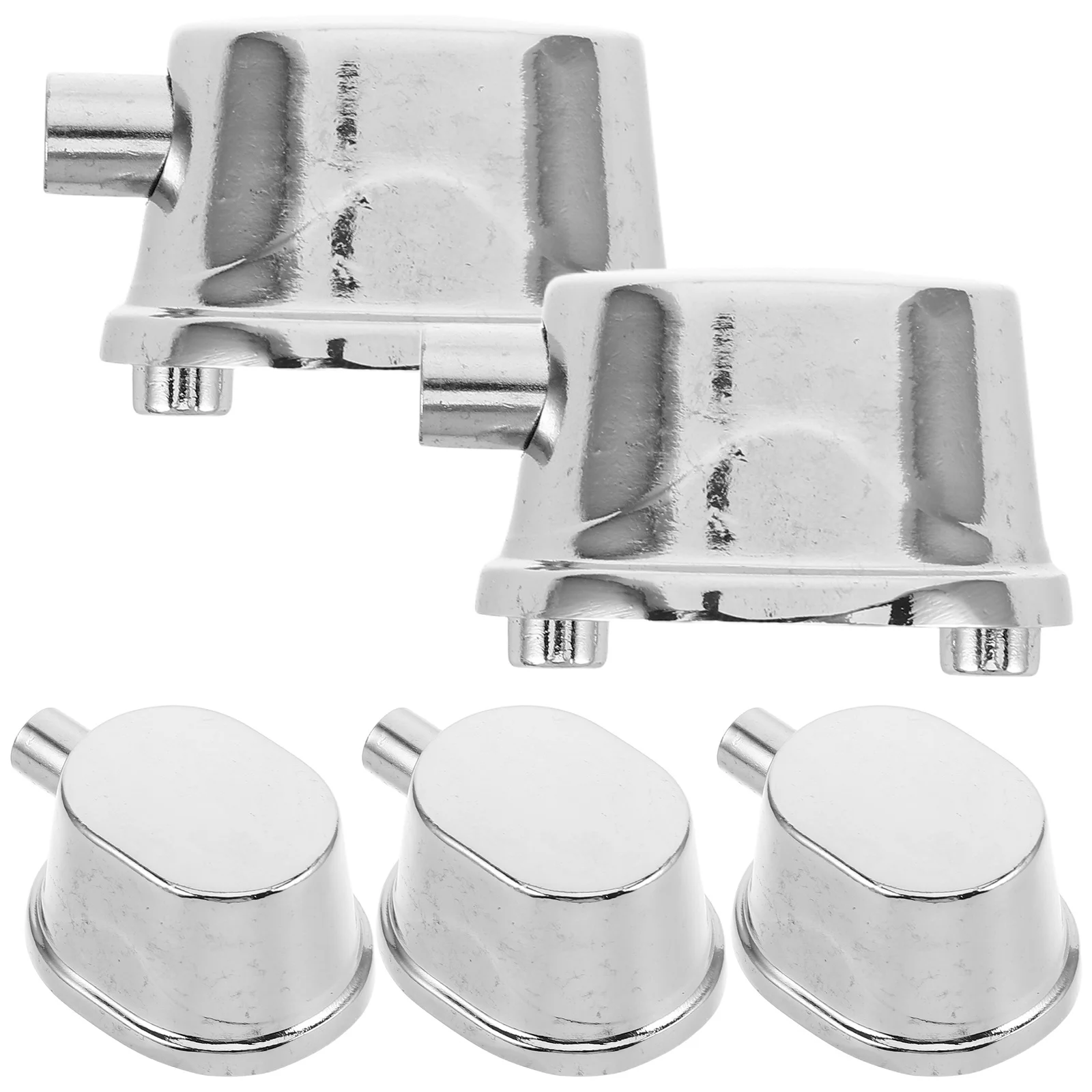 

5Pcs Drum Lugs Metal Electroplated Snare Drum Holder Tension Lug Clamp Repair Replacement Accessories Hoop Protector