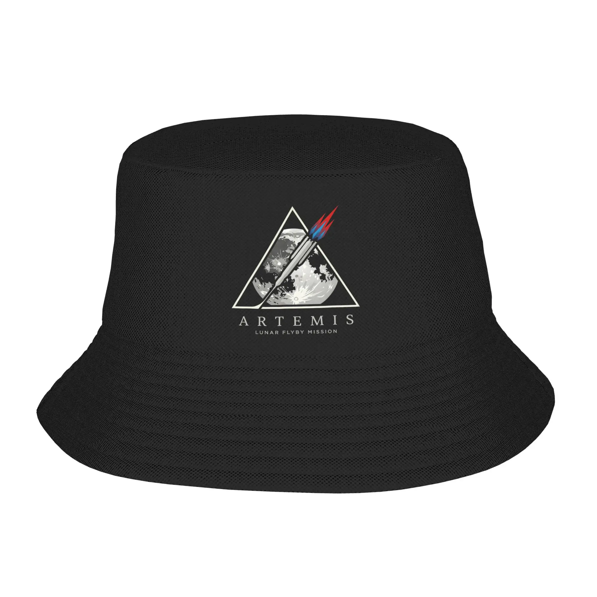 Artemis II Space Rocket Launch Mission To The Moon Artemis Bucket Hat  Fisherman Caps For Unisex Fishing Sun Hats Soft Fold Cap