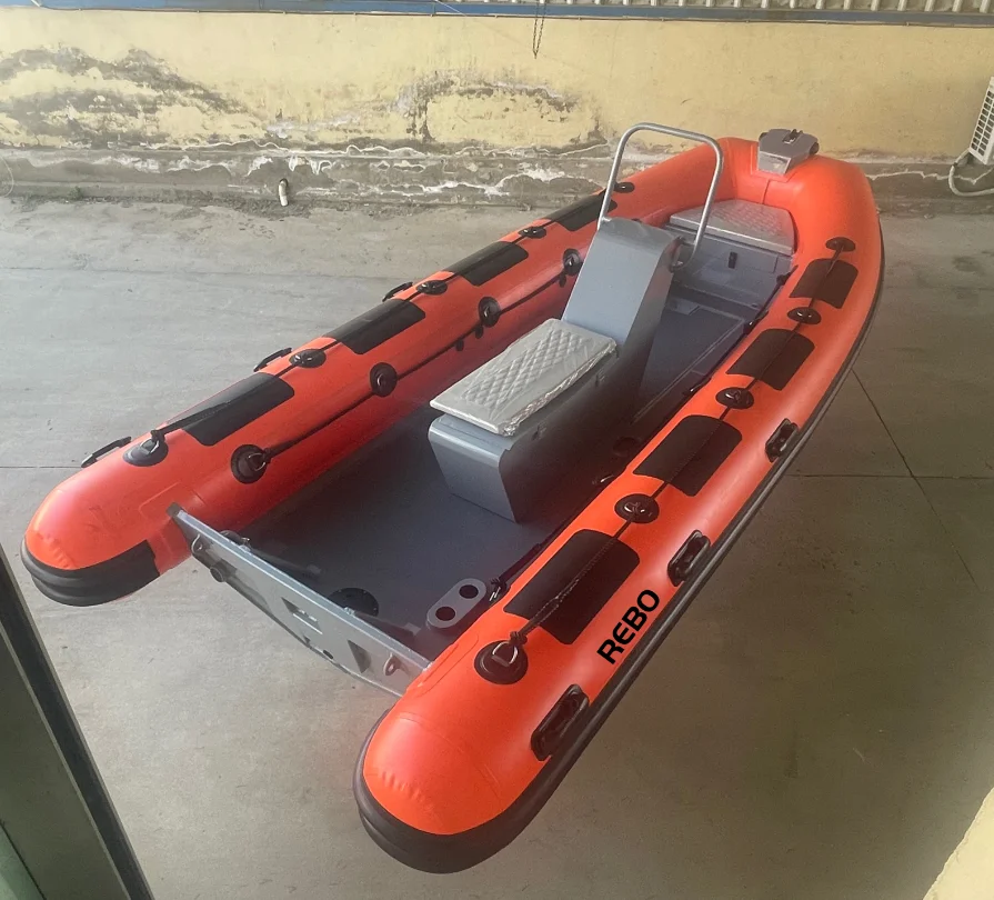 Fast Speed 16ft RHIB 480 Hypalon/PVC Aluminum Hull RIB Inflatable Boat For Sale