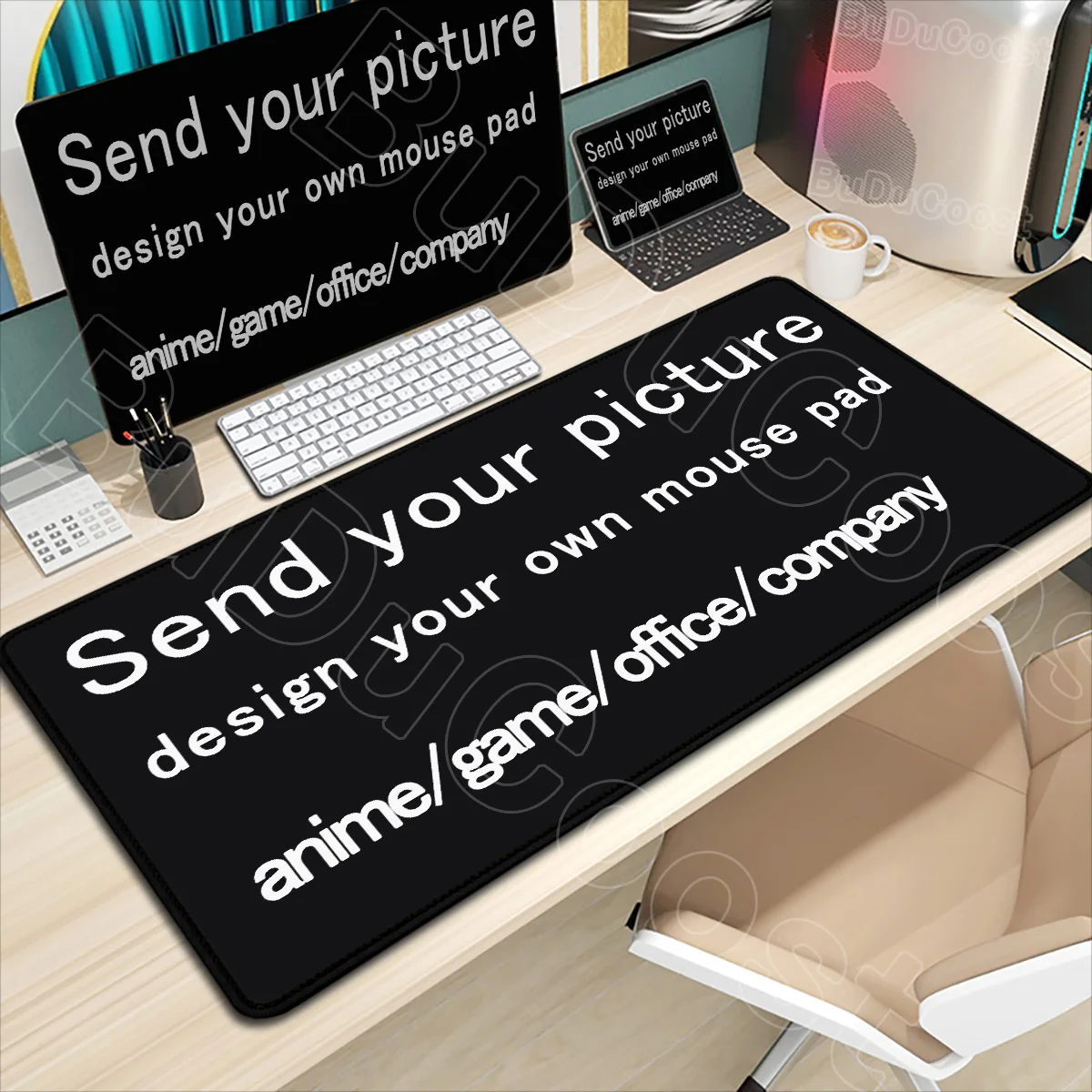 

HD Customized Creative Printed Mouse Pad Multi-Size Anime Desk Pad Extra Large Mouse MatSoft Rubber Desk Pad Gaming Keyboard Mat