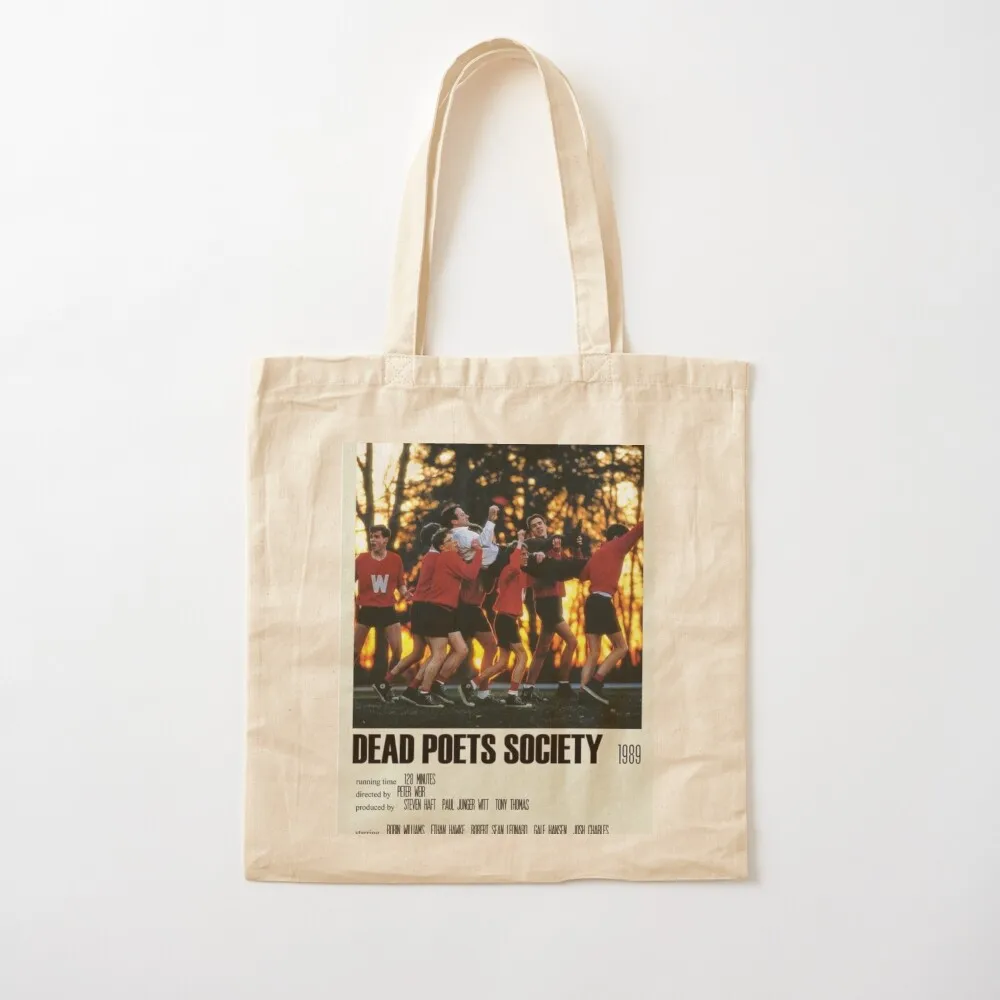 Dead Poets Society Poster Tote Bag Cloth bags Women's shopper bag