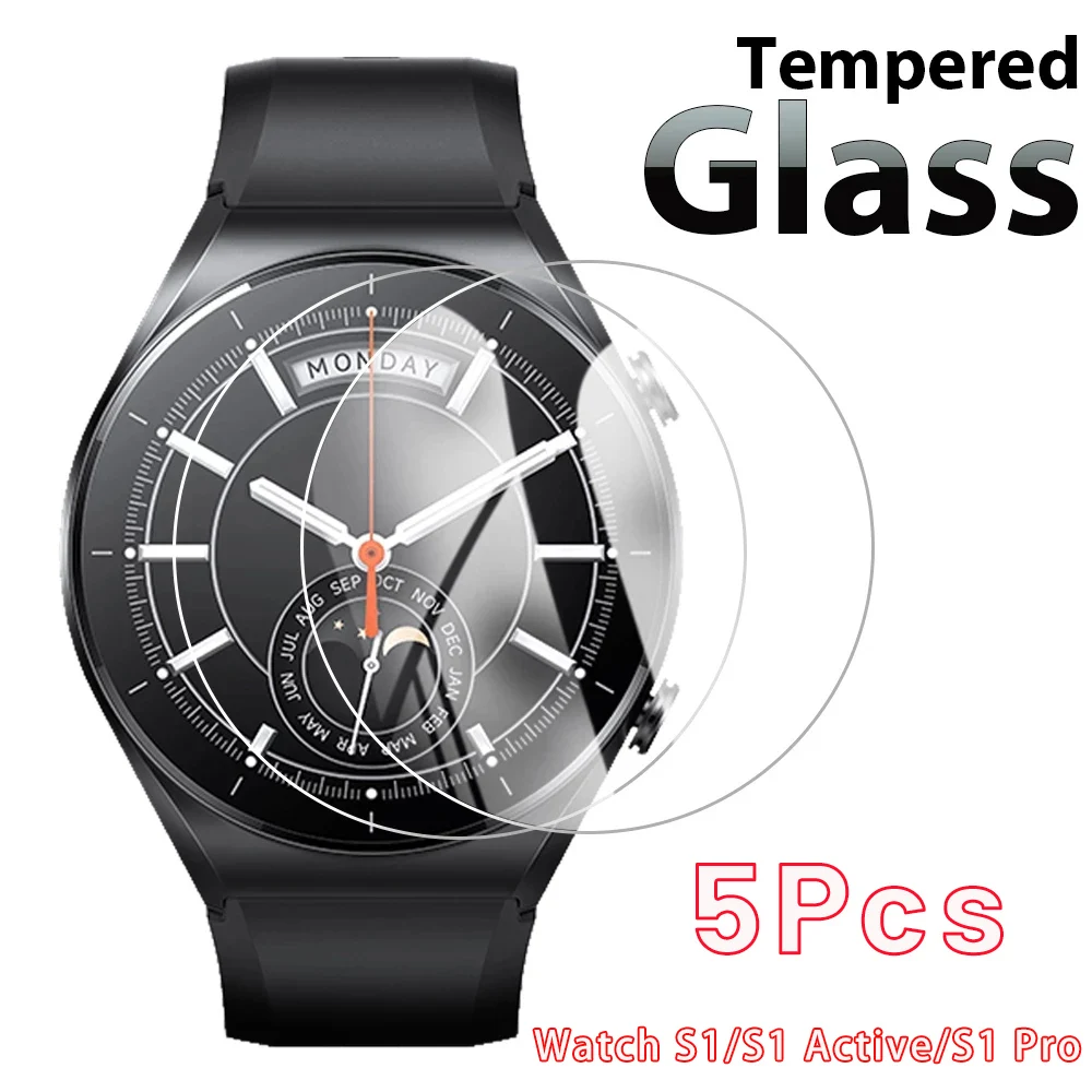 For Xiaomi S1 Active Smart Watch Tempered Glass Screen Protector Mi S1 Anti-shatter Protective Film For S1 Pro S1 Watch 2022