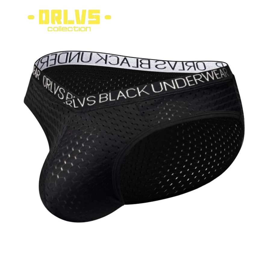 

Gay Men Brief Sexy Panties Mesh Sexy Underwear Male Slip Breathable Low Waist U Convex Mens Underware Comfortable Cueca