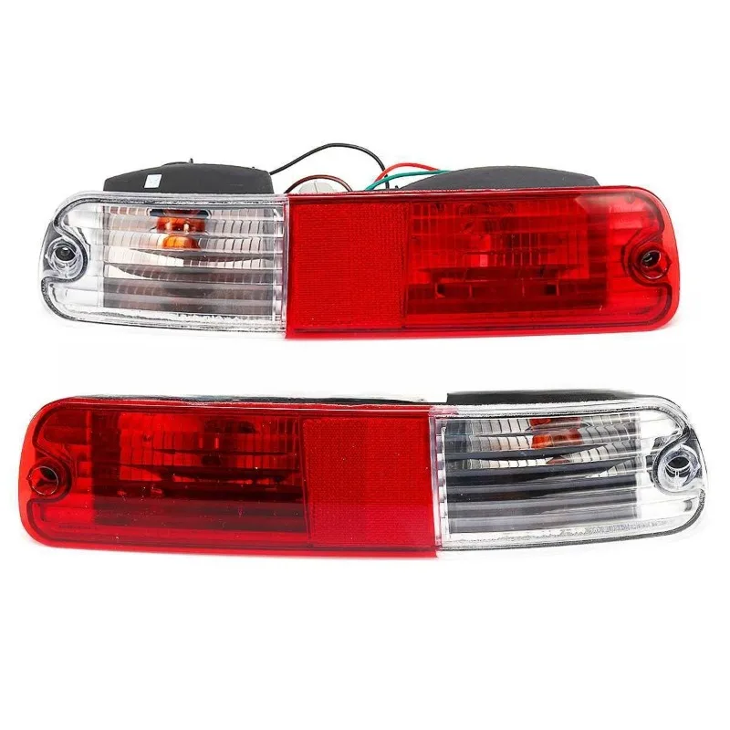 News for Mitsubishi Pajero Montero V73 V75 V77 2003-2007Rear Bumper Brake Light Reflector Warning Light Reversing Lamp with Bulb