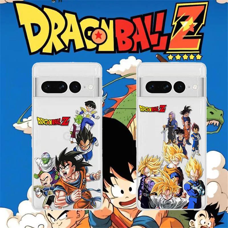 

Dragon Ball Son Goku Vegeta Phone Case for Google Pixel 6 7 8 9 Pro XL 6A 7A 8A 9ProXL krillin Piccolo Trunks TPU Cover