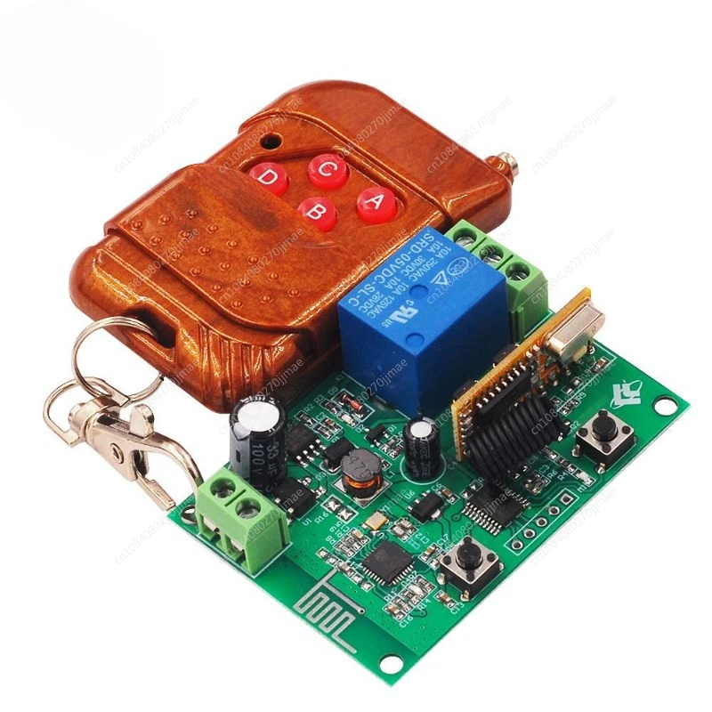 Wifi Remote Relay Module, Mobile App Remote Control + 433M Wireless Remote Control Switch 8-80v