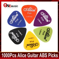 1000Pcs/lot Alice Guitar Picks AP-600P ABS Plectrum Standard Size Multi Thickness Guitar Parts