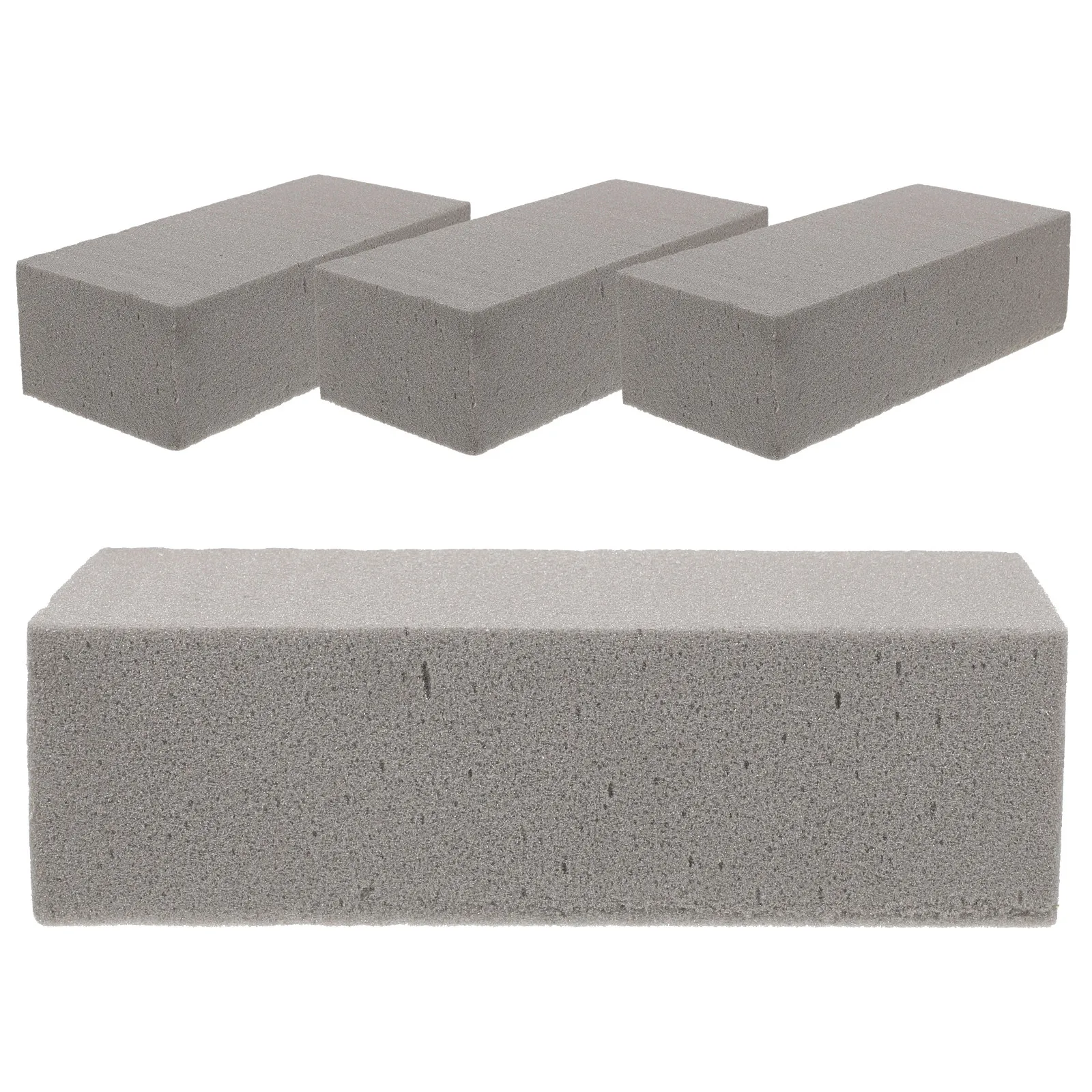 4Pcs Dry Floral Brick Eco Friendly Flower Arrangement Base for Artificial Silk Dried Flowers Florist Supplies Dry Floral Brick