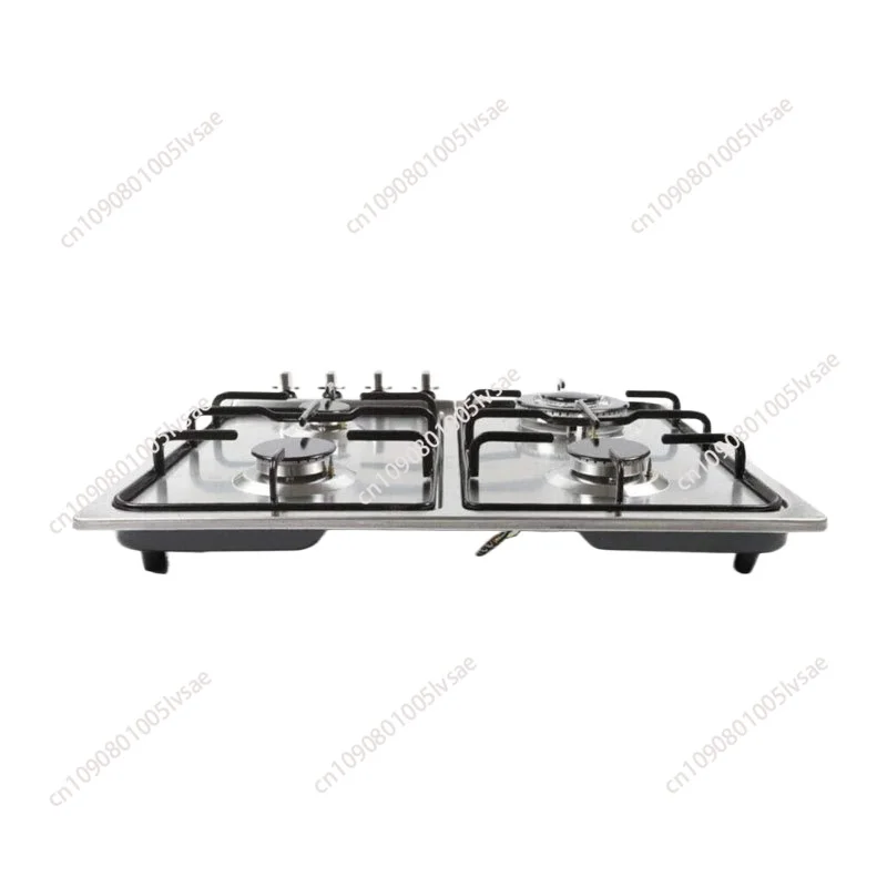 4 Burner Stove Gas Propane Range Tempered Ignition Camping Glass Cooktop