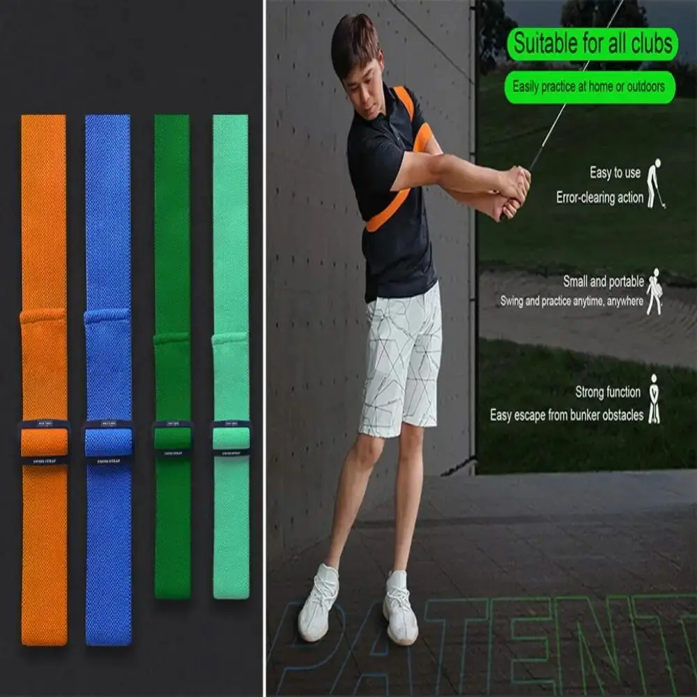 Terylene Golf Swing Trainingshilfe Golfausrüstung Armband Golf Haltung Praxis Korrektur Orange Marineblau Golf Swing Strap Gürtel