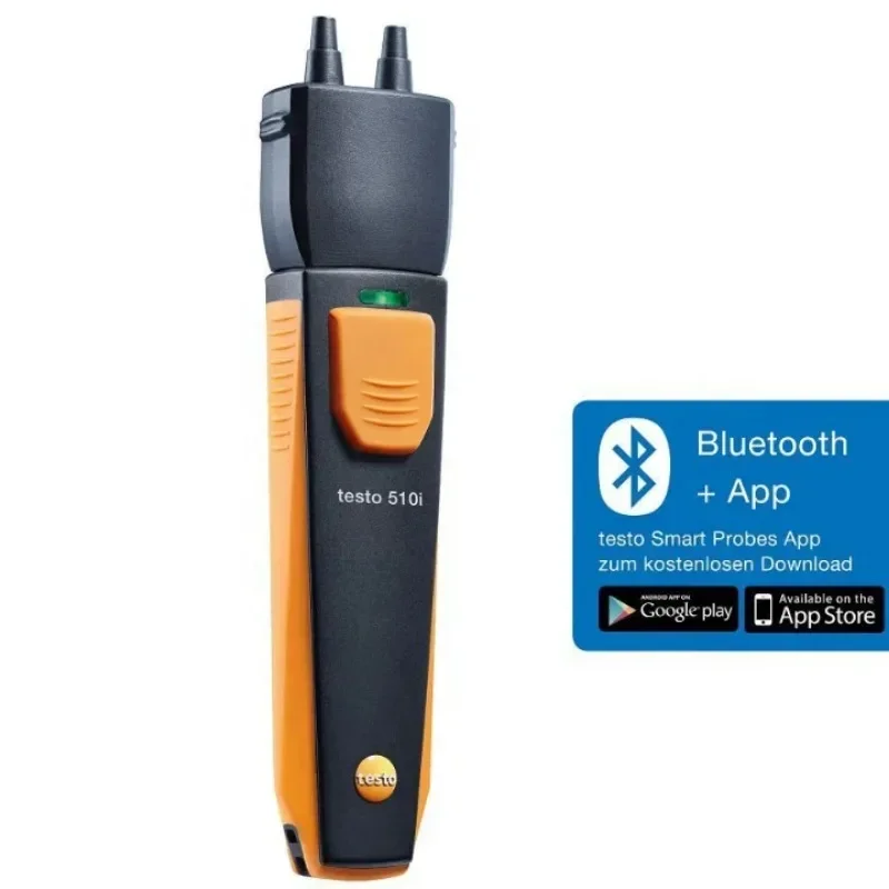 

[2026] Hot Sale Testo 510i Differential Pressure Probe Testo 410i Vane Anemometer 0560 1410 Differential Pressure Meter Gauge