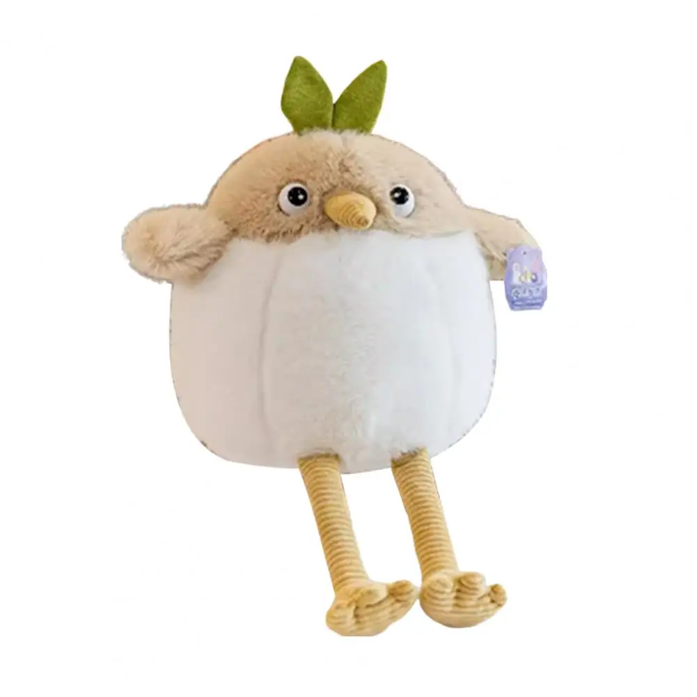 Plush Bird Doll Cartoon Plush Doll Adorable Bird Plush Doll with Slender Legs Fine Workmanship Stuffed Toy for Kids Cute Home