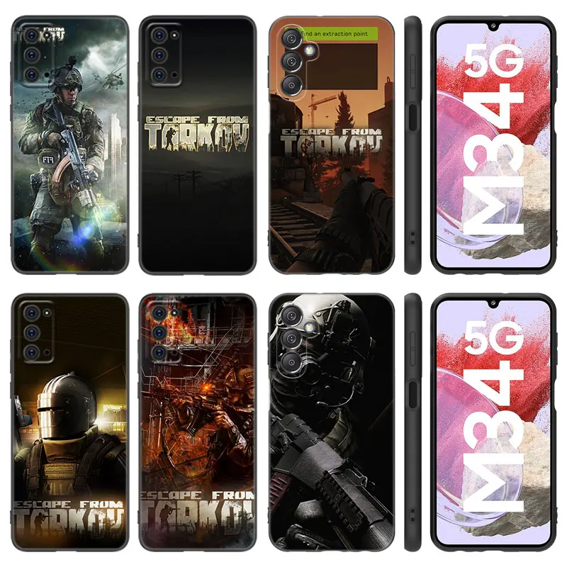 Escape From Tarkov Case For Samsung M30 M31 S Note 10 Lite 20 Ultra M32 4G M23 M33 M34 M42 M52 M53 M54 5G M11 M12 M21 M22 M51