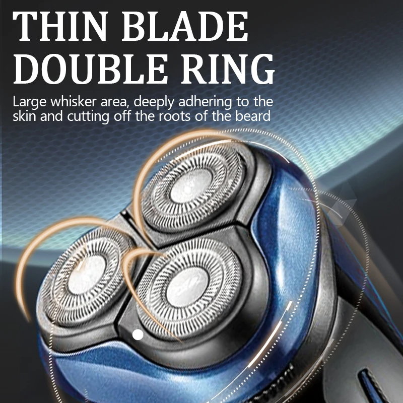 Kemei-男性用充電式コードレスシェーバー,電気シェーバー,フローティングヘッド,ポップアップ