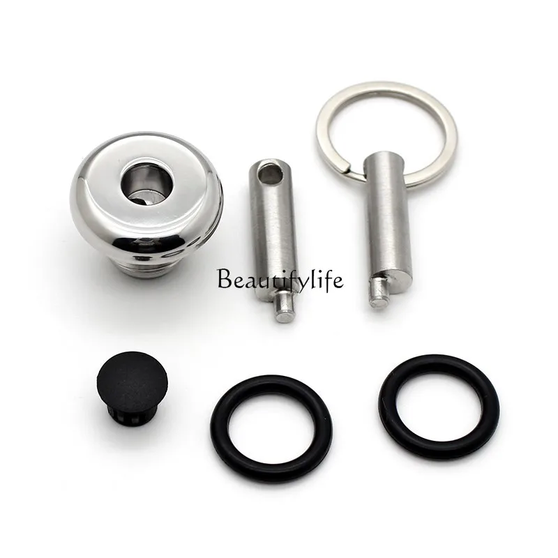 

Motorcycle Modification Anti-Skid Oil Filter Cap 304 Stainless Steel Anti-Theft Oil Filter Cap