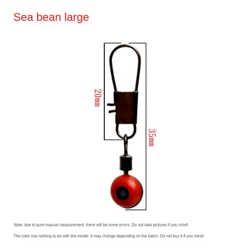 1/3/5PCS Fishing Floating Space Beans Rotate Bobber Connectors Sea Fishing Saltwater Tackle Swivel Equipment Metal Lure