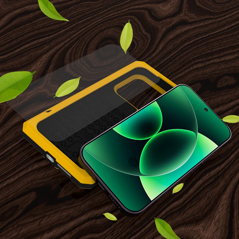 

Love Mei Phone Case for Xiaomi Mi 17 15 14 13 11 10 Pro Max Military Grade Metal Silicone Protective Shell Shockproof Dustproof