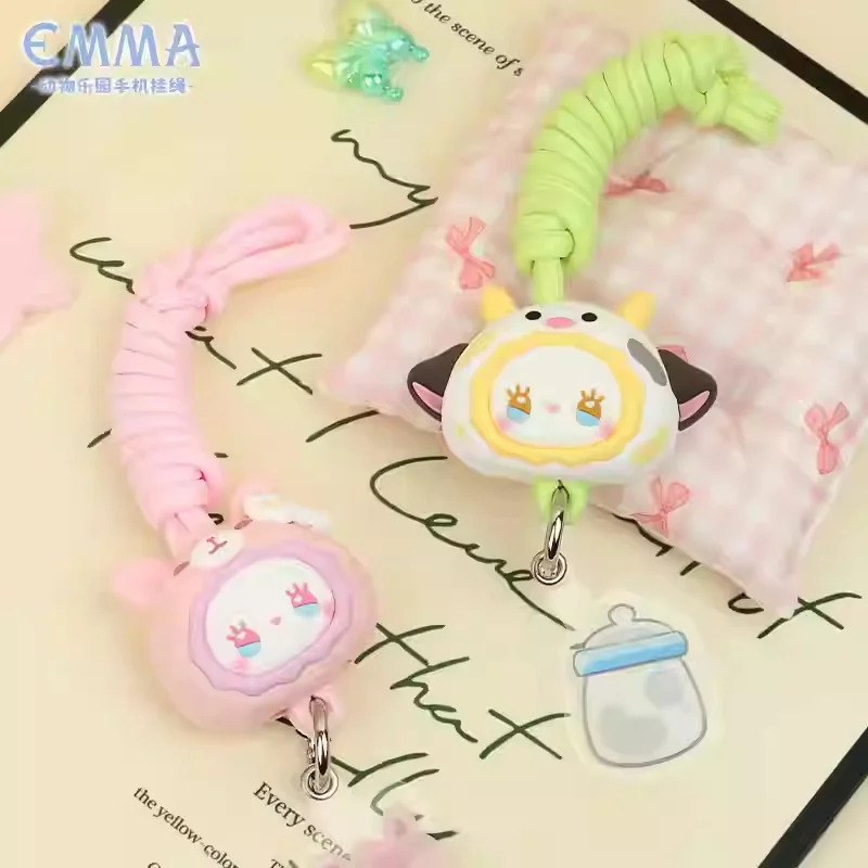 إيما سيكريت فورست أنيمال بارك حزام الهاتف سلسلة مفاجأة يدوية الصنع الحلي ألعاب لطيفة هدية صندوق للفتيات صندوق أعمى عصري