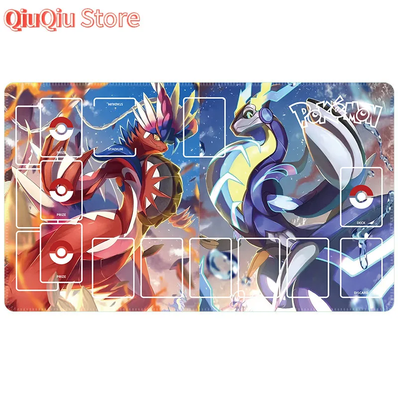 Charizard Fire Blast TCG Spielmatte, Gaming-Mauspad, wasserdichte, rutschfeste Schreibtischunterlage – Detail 8