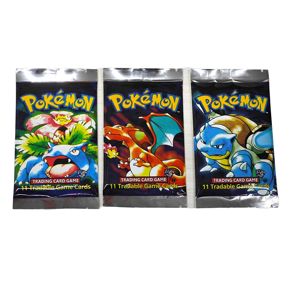 Pokemon feuille 36 paquets 1ST édition ensemble de Base classique cartes proxy jeux de société ensemble complet Collection de cartes PKM jeux jouets cadeaux nouveau