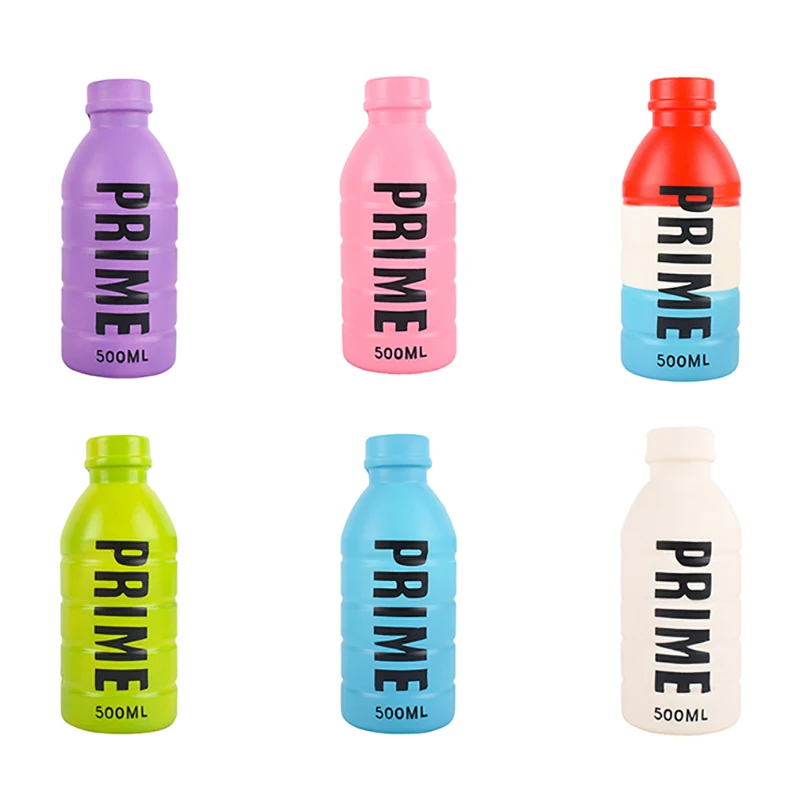 Anti-Stress Prime Drink Bottle Plushie Relief Squeeze Toy Soft Stuffed Latte Americano Coffee Kids Birthday Prop